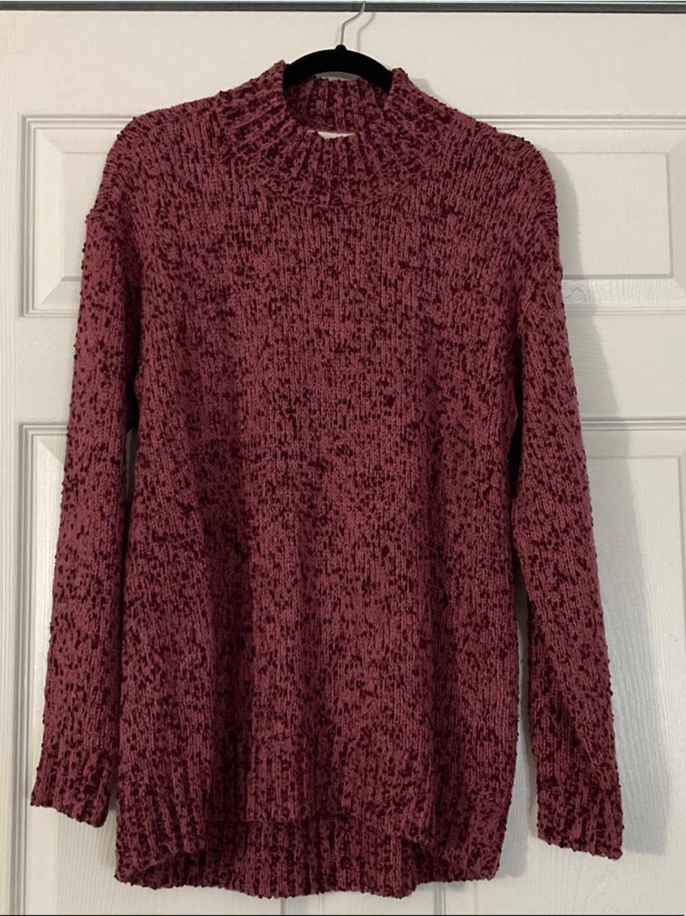 LOFT Two-Tone Pink Knit Pullover